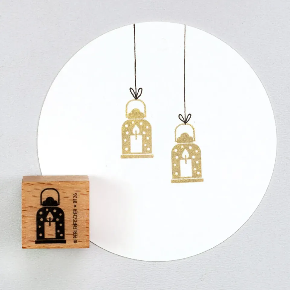 Perlenfischer Lantern Stempel 10x18 mm Laterne