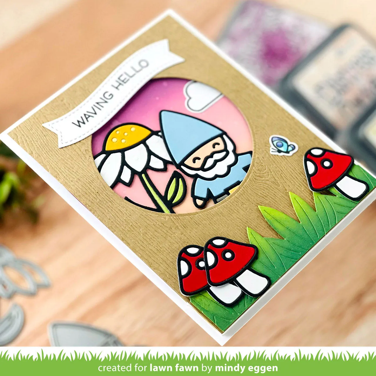 Lawn Fawn Delightful Daisy Lawn Cuts Stanzschablonen Blume