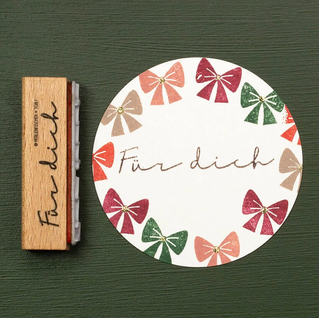Perlenfischer Festive Bow Small Stempel 15x16mm