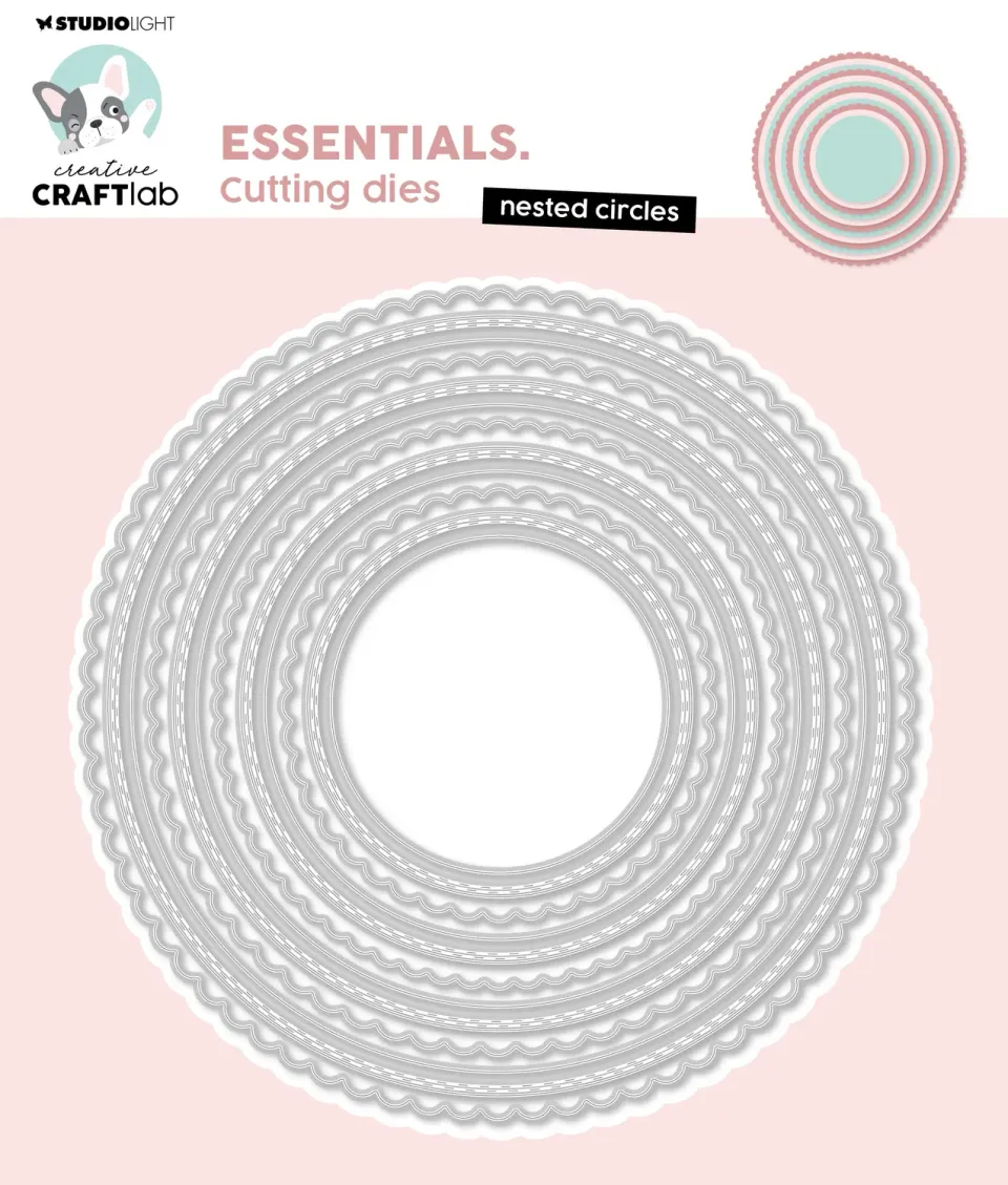 Creative Craftlab Essentials Stanzschablone Nested Circles