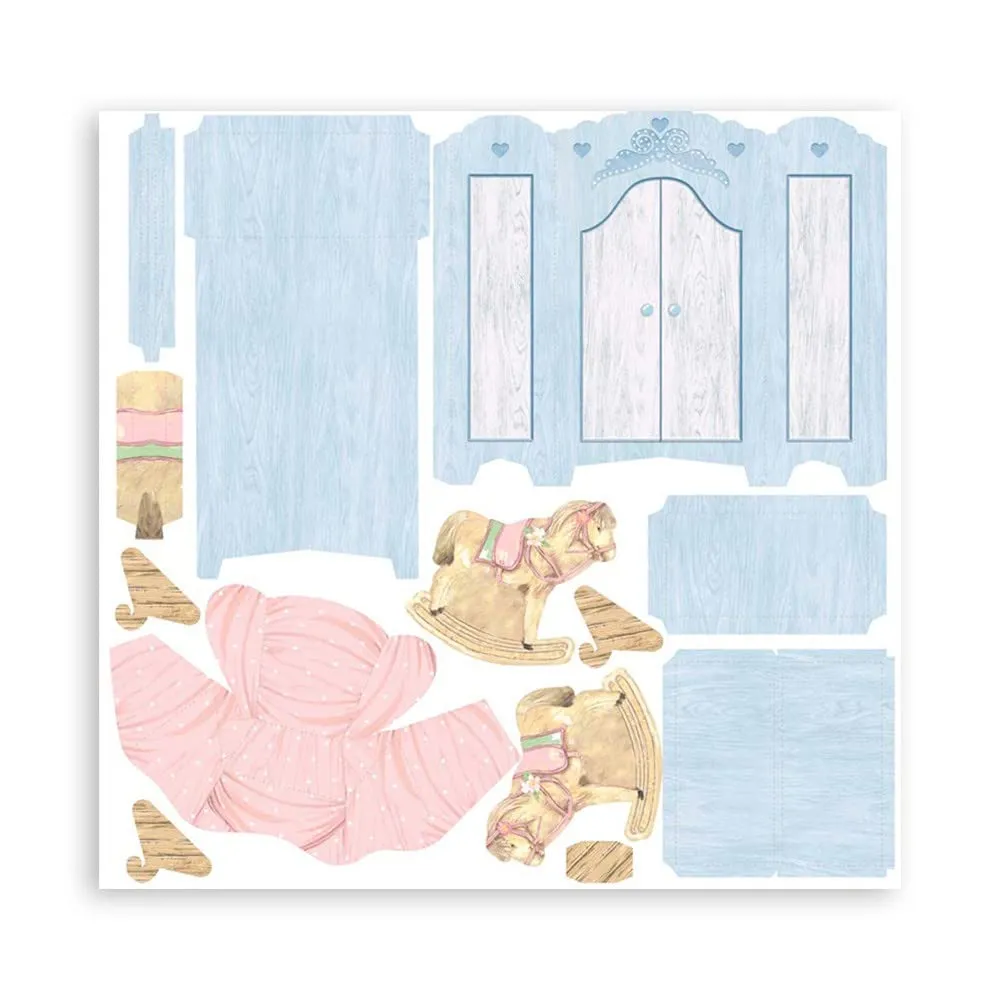 Stamperia DayDream Babyroom 3D Papier-Set 3D-Effekt