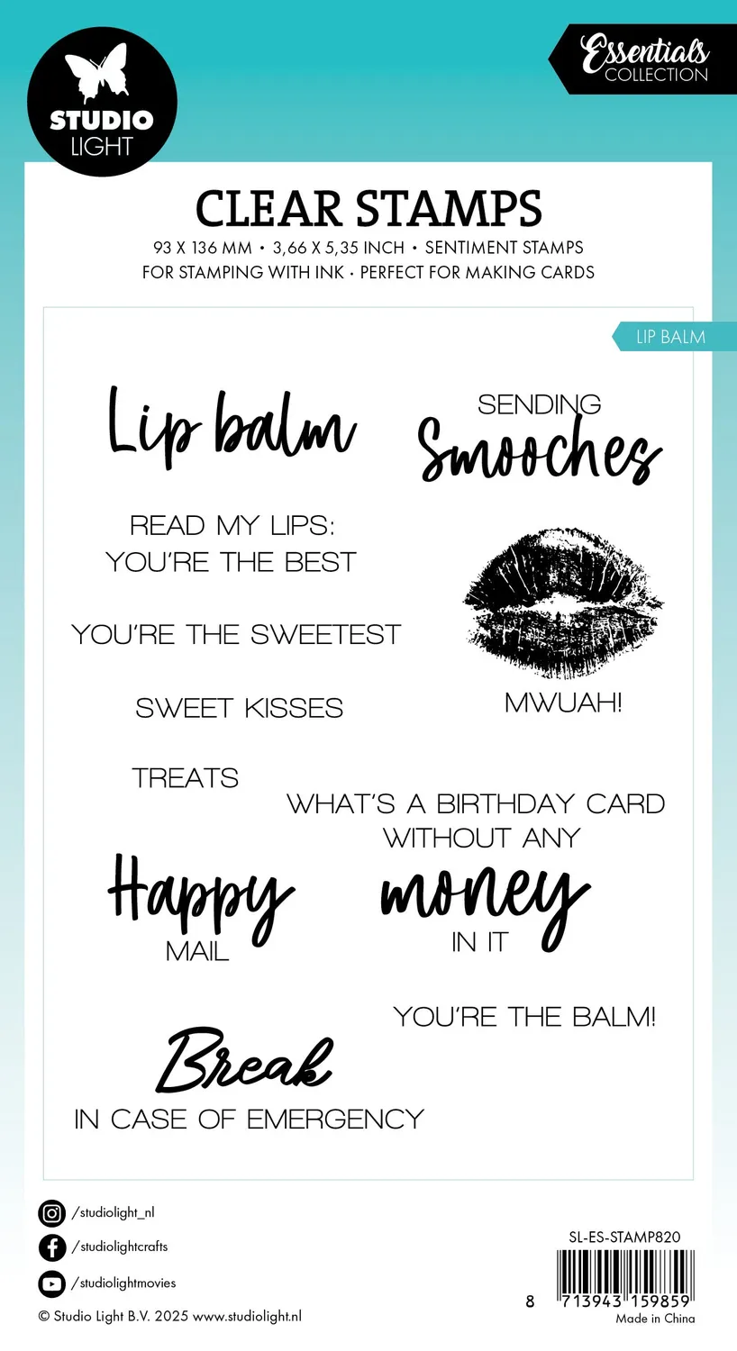 StudioLight Essentials Lip Balm Clear Stempel Pflege