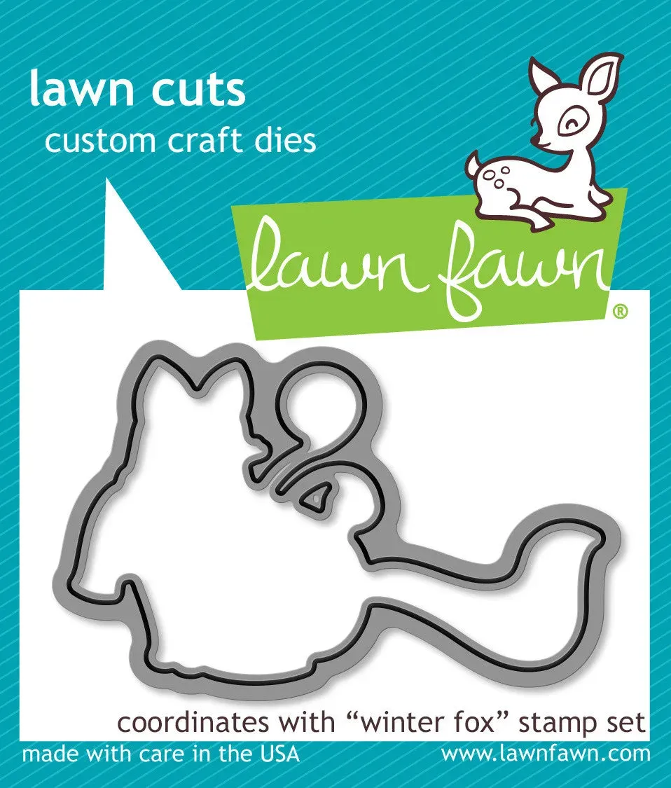 Lawn Fawn Lawn Cuts Winter Fox Stanzschablone Fuchs