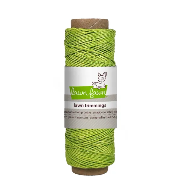 Lawn Fawn Lawn Trimmings Lime Green Hanfschnur 62 m