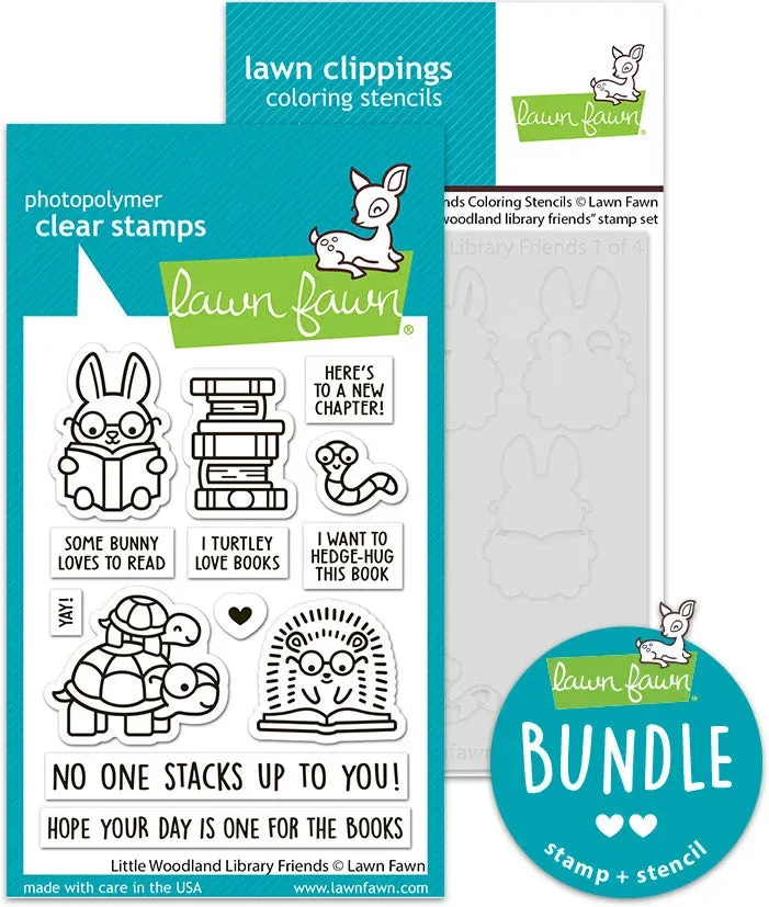 Lawn Fawn Little Woodland Library Friends Bundle