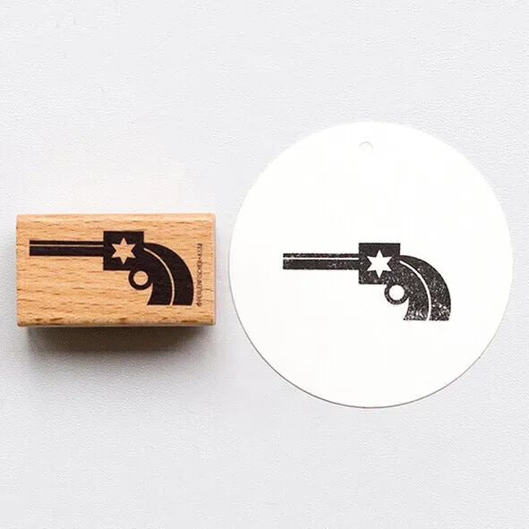 Perlenfischer Pistole Stempel 20x45 mm für Kinder