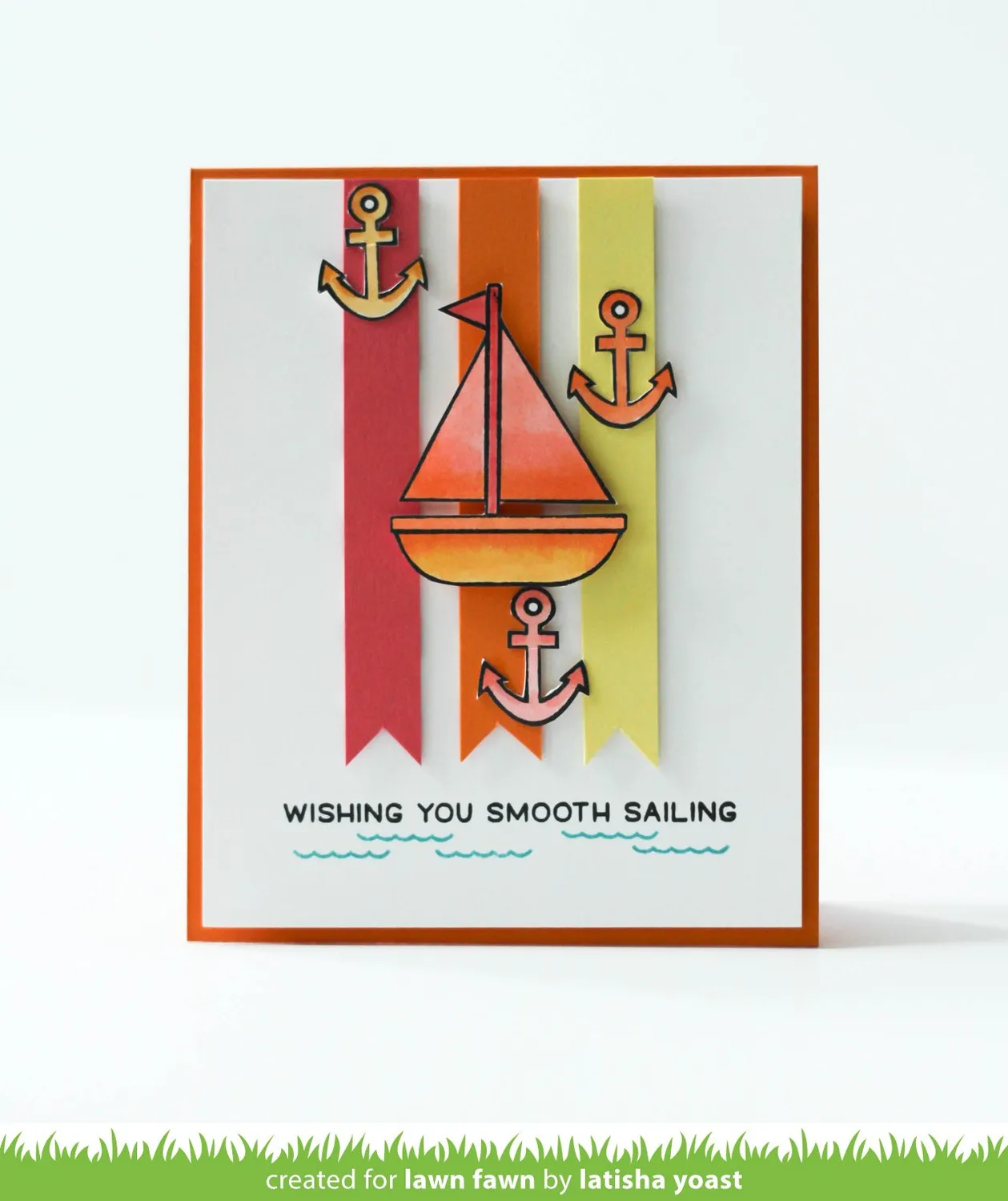 Lawn Fawn Smooth Sailing LF1965 Klarsichtstempel Maritim