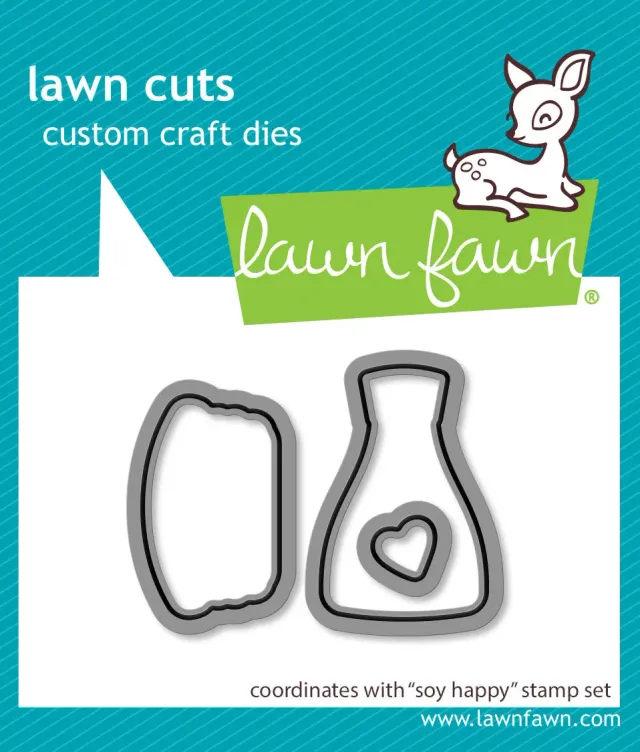 Lawn Fawn Lawn Cuts Soy Happy Stanzschablonen Sushi