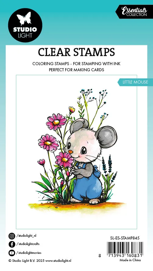 Studio Light Essentials Little Mouse Clear Stamps