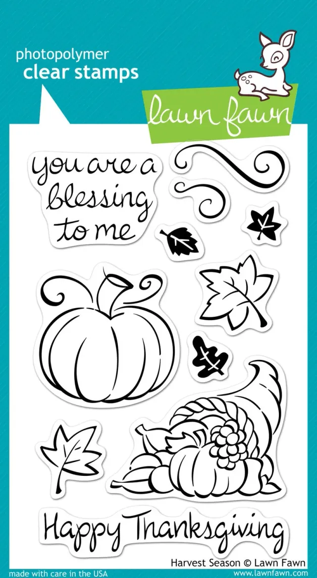 Lawn Fawn Harvest Season LF325 Stempel Herbst