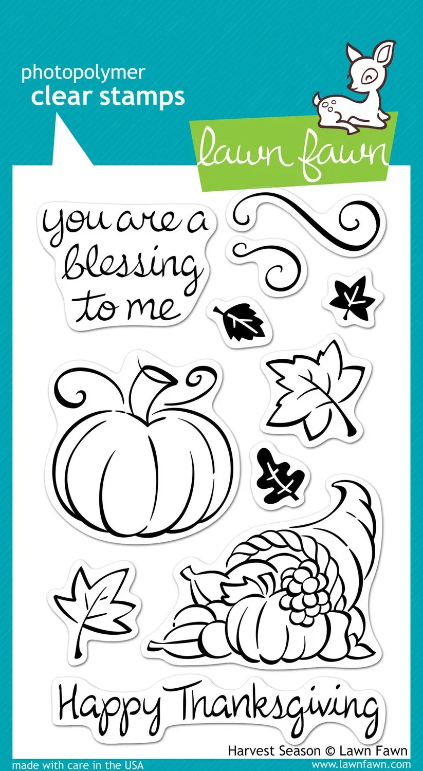 Lawn Fawn Harvest Season LF325 Stempel Herbst