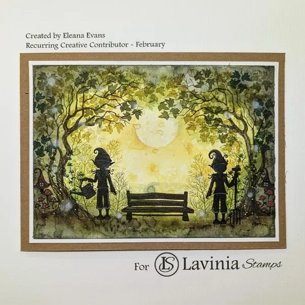 Lavinia-Stamps Bench Stempel Gartenbank