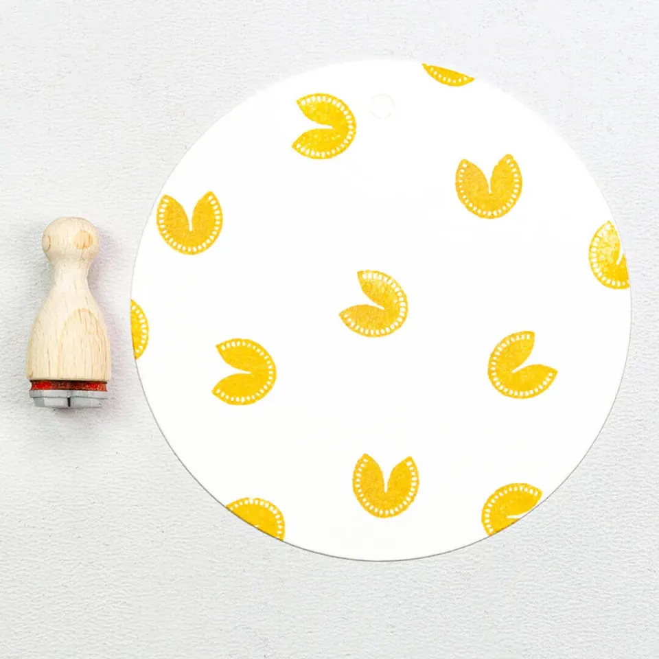 Perlenfischer Fortune Cookie Stempel Glückskeks 11 mm