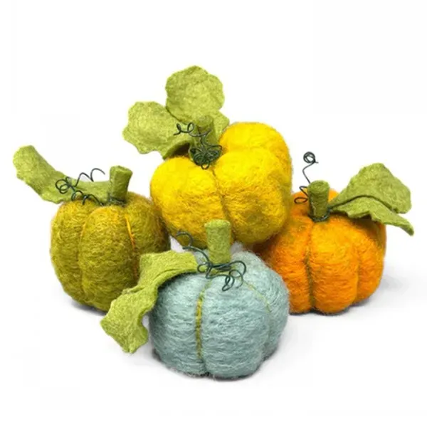 Lavinia Stamps Needle Felting Kit Woolly Pumpkins Filzset