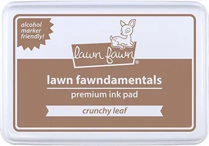 Lawn Fawn Premium Ink Crunchy Leaf LF2091 Stempelkissen Braun