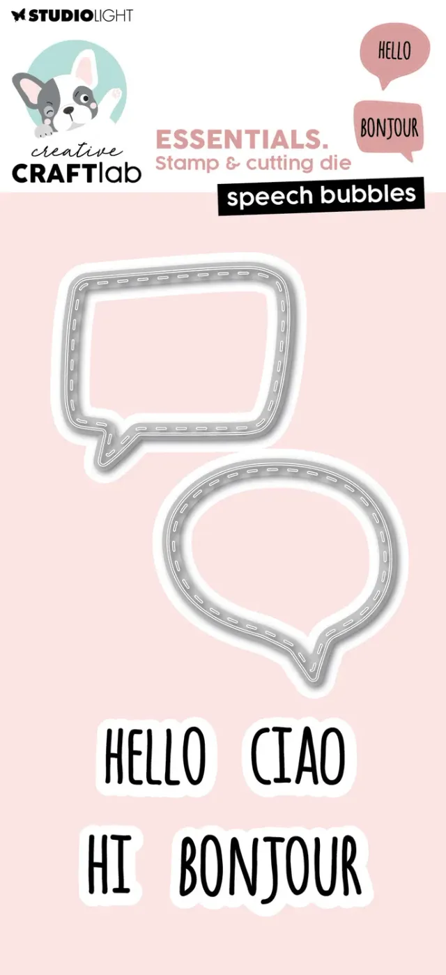 Creative Craftlab Essentials Speech Bubbles Stempel Stanze