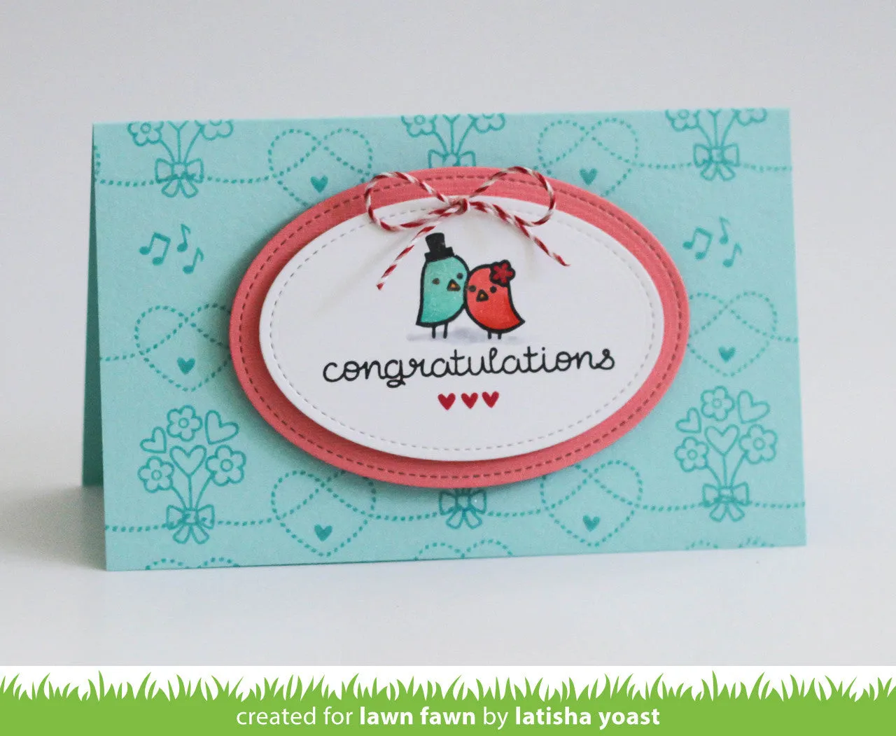 Lawn Fawn Happy Wedding LF887 Clear Stamps 25-teilig