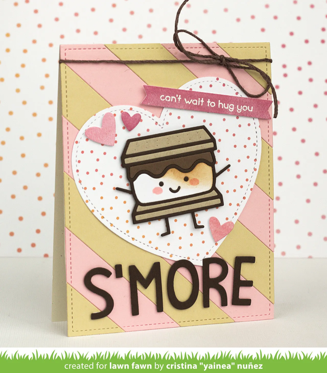 Lawn Fawn Smiley S'more LF2609 Stanzschablonen Set