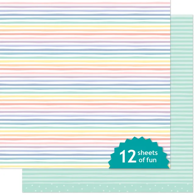 Lawn Fawn Jack Designpapier 12x12 12 Bogen pastell