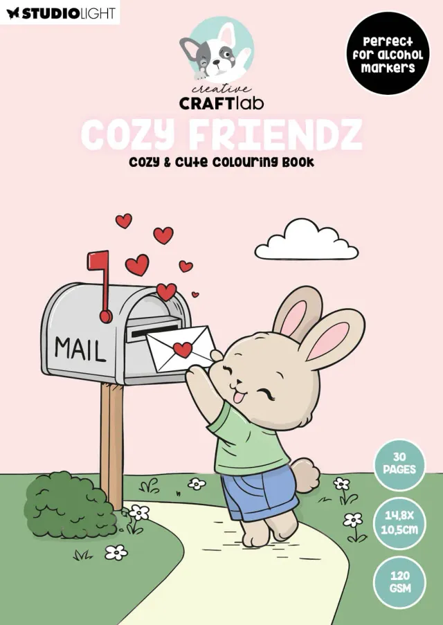 Creative Craftlab Friendz Cozy Friendz Malbuch 30 Blätter