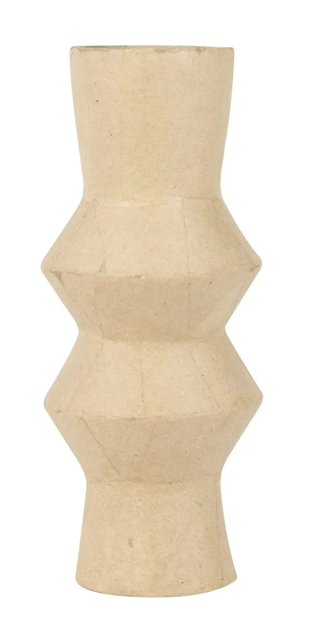 Décopatch HD070C Vase Twisty Pappmaché 10x25 cm