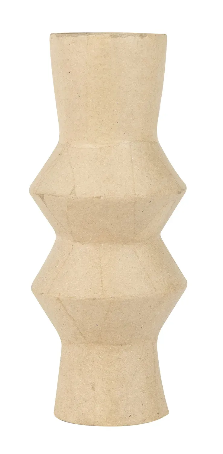Décopatch HD070C Vase Twisty Pappmaché 10x25 cm