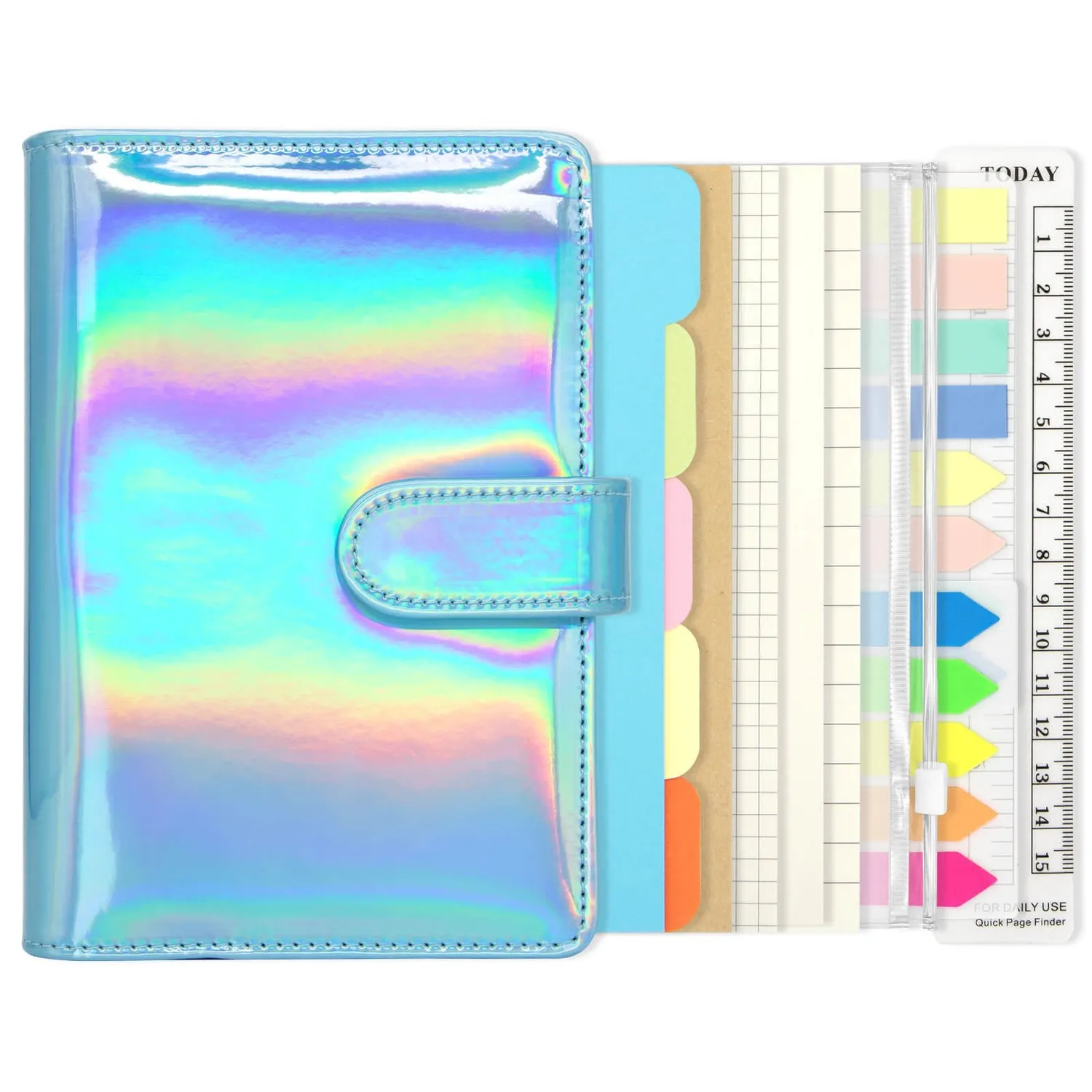 Ieebee Silver Moon Dream Notizbuch A6 Silber Scrapbook