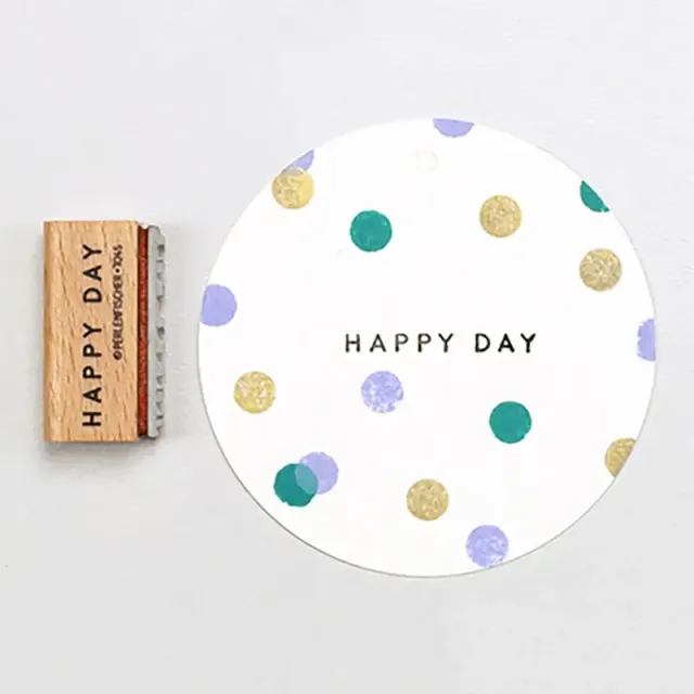 Perlenfischer Happy Day Stempel 3 x 31 mm