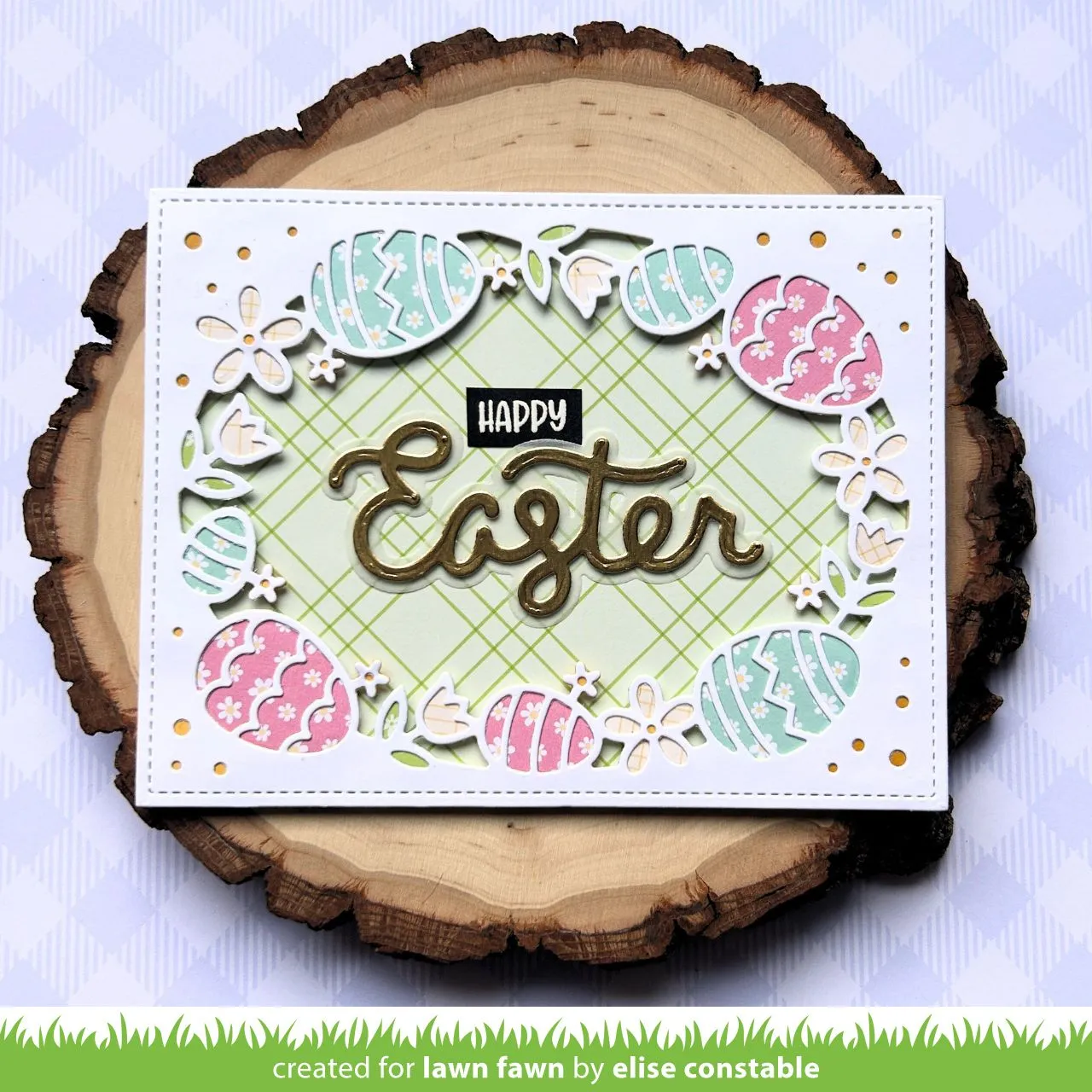 Lawn Fawn Scripty Easter Outline Stanzschablone Zusatz