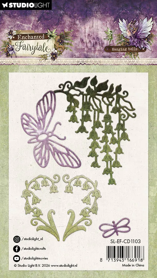 StudioLight Enchanted Fairytale Hanging Bells Stanzschablone Glocken