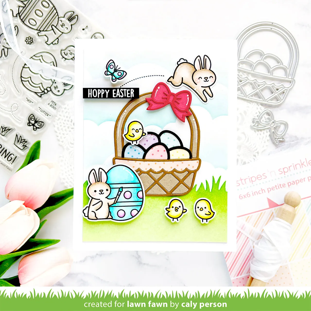 Lawn Fawn Eggcellent Easter Basket Stanzschablonen Ostern