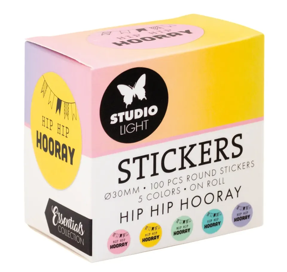 StudioLight Essentials Sticker HIP HIP HOORAY Geburtstag