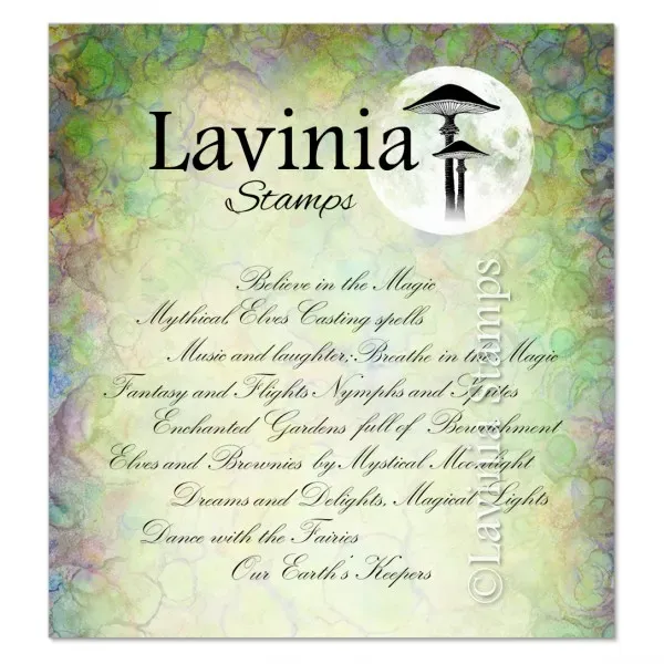 Lavinia-Stamps Sacred Spells Stempel Texte Englisch