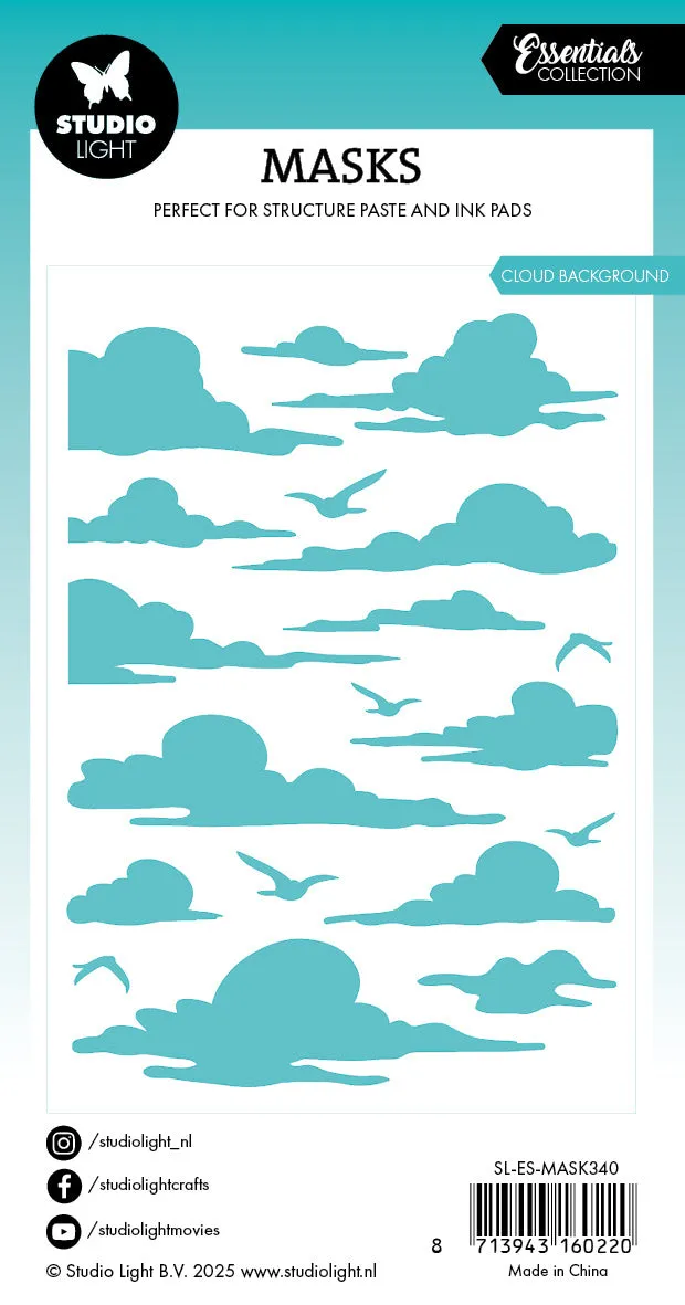 StudioLight Essentials Schablone Cloud Background Wolkenhimmel