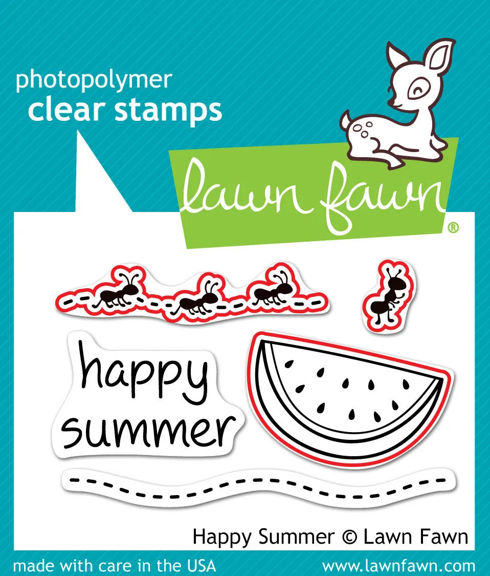 Lawn Fawn Lawn Cuts Happy Summer Stanzschablonen LF904