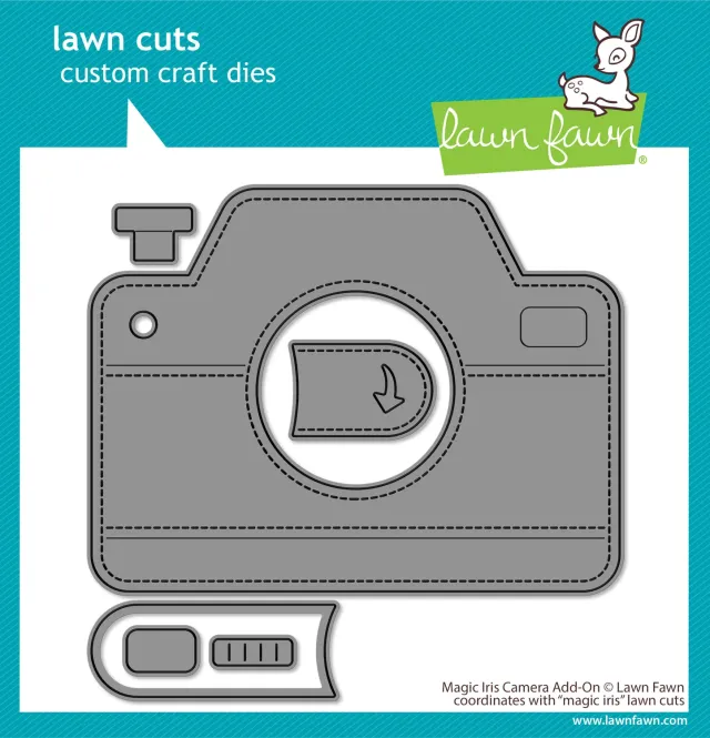 Lawn Fawn Magic Iris Camera Add-On Stanzschablonen LF2344