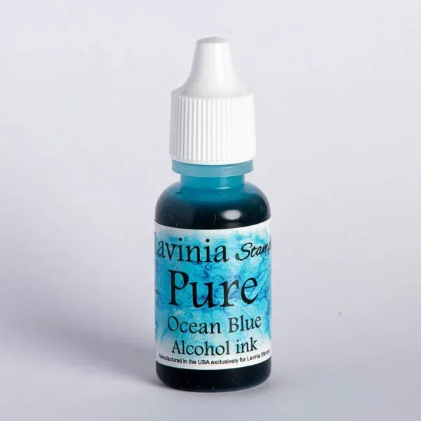 Lavinia-Stamps Pure Alkoholtinte Ocean Blue deckend