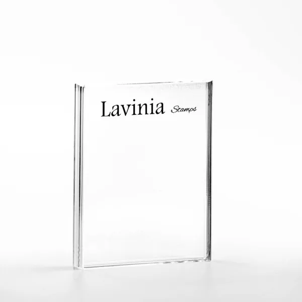 Lavinia-Stamps Acrylstempelblock 100x76mm abgeschrägt