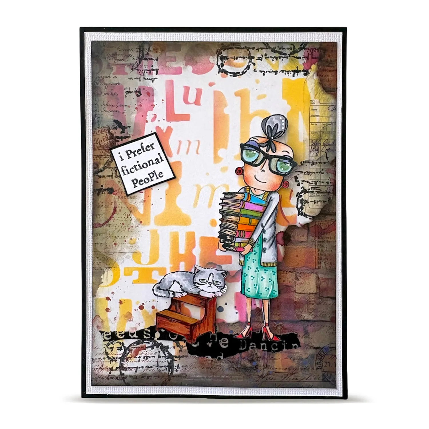 AALL and Create TP-1433 Dee is Booked Stempelset A7 6 Motive