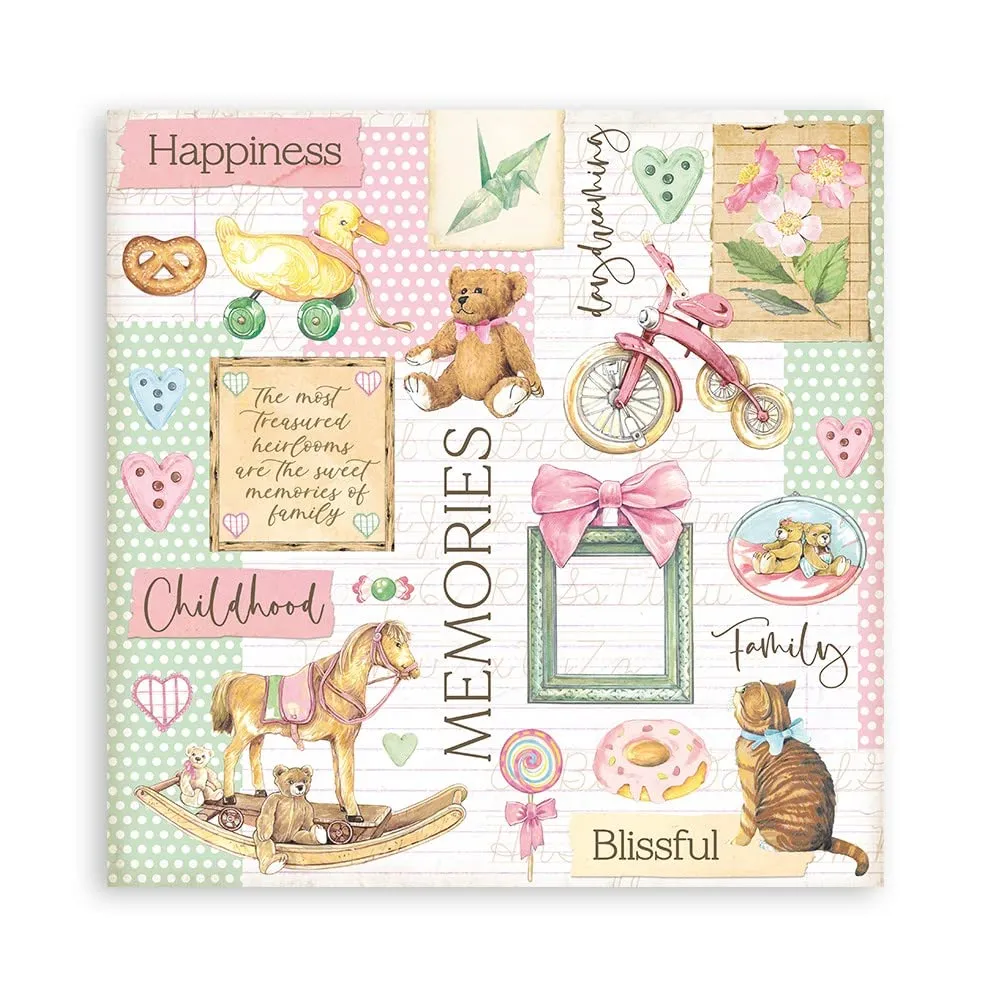 Stamperia DayDream Scrapbookpapier 20,3cm 10 Bogen