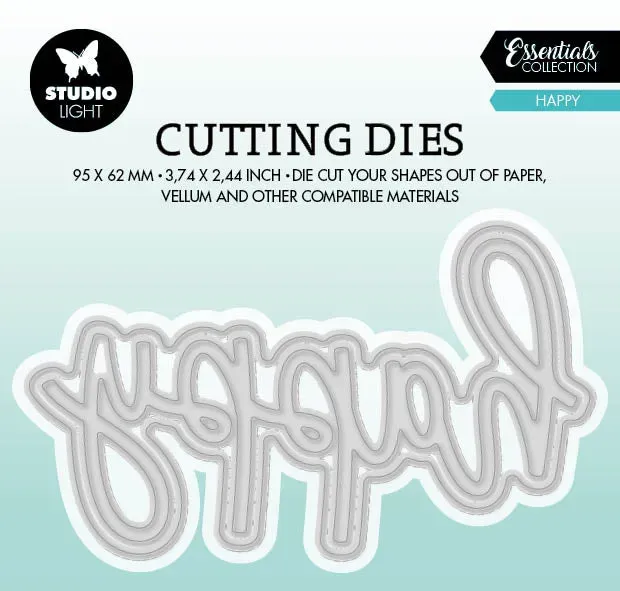StudioLight Essentials Happy Cutting Die Schriftzug Stanze