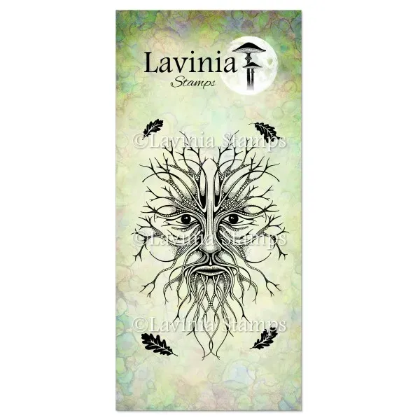 Lavinia Stamps The Green Man Small Stempel Waldgesicht