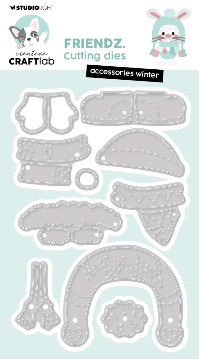 StudioLight Creative Craftlab Friendz Stanz Winter-Accessoires