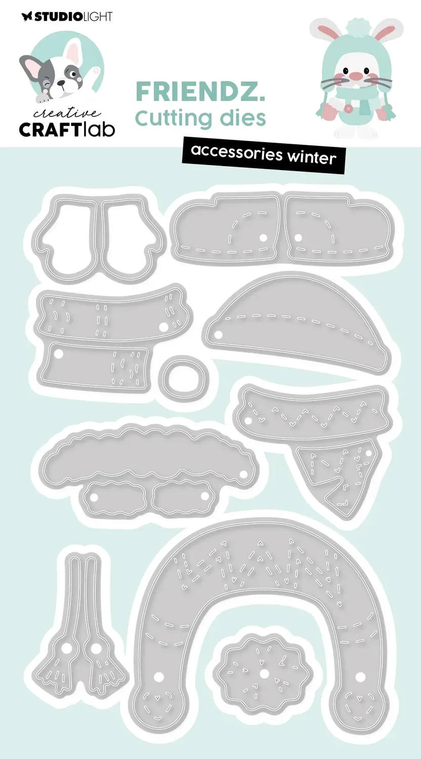 StudioLight Creative Craftlab Friendz Stanz Winter-Accessoires