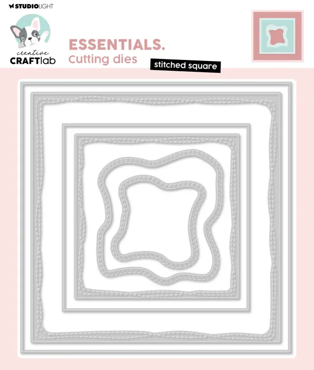 Creative Craftlab Essentials Stanzschablone Stitched Square