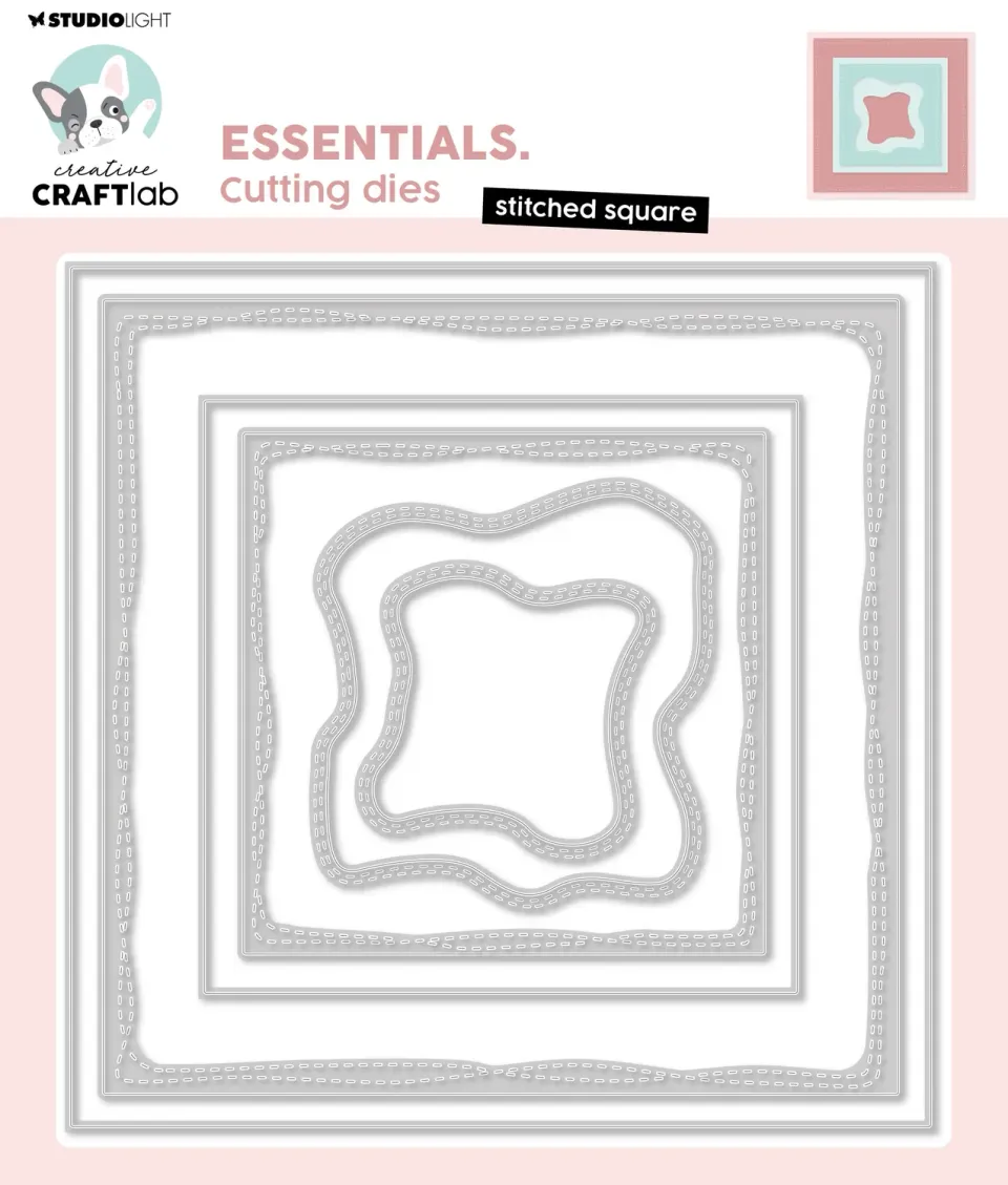 Creative Craftlab Essentials Stanzschablone Stitched Square