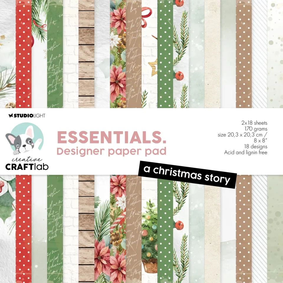 Creative Craftlab Essentials A Christmas Story Designpapier