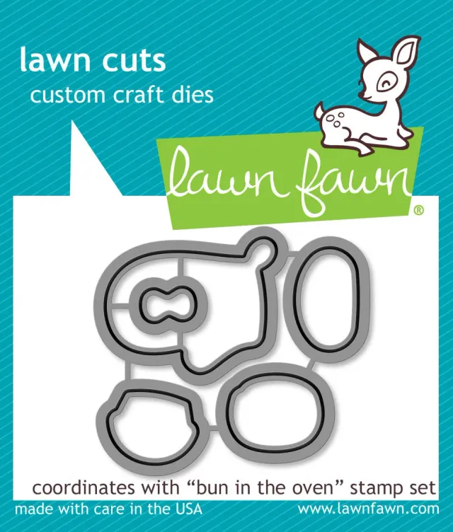 Lawn Fawn Lawn Cuts Bun in the Oven Stanzschablonen Baby