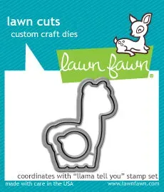 Lawn Fawn Llama Tell You Stanzen Mini Lama