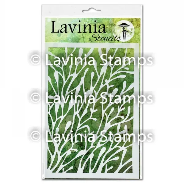 Lavinia Stamps Coral Schablone Korallenmotiv